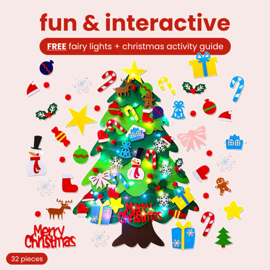 Interactive Felt Christmas Tree