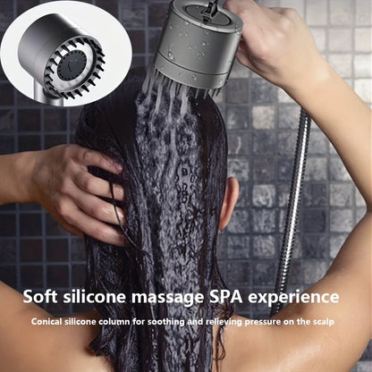 AquaFlow 3-in-1 High-Pressure Filtered Shower Head